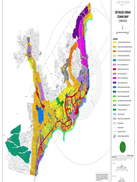 Davao Urban Zoning Map .